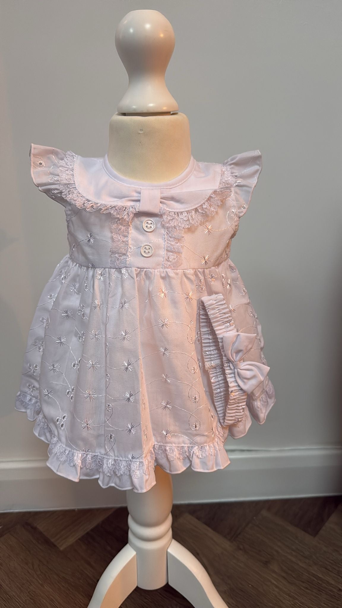 White baby dress