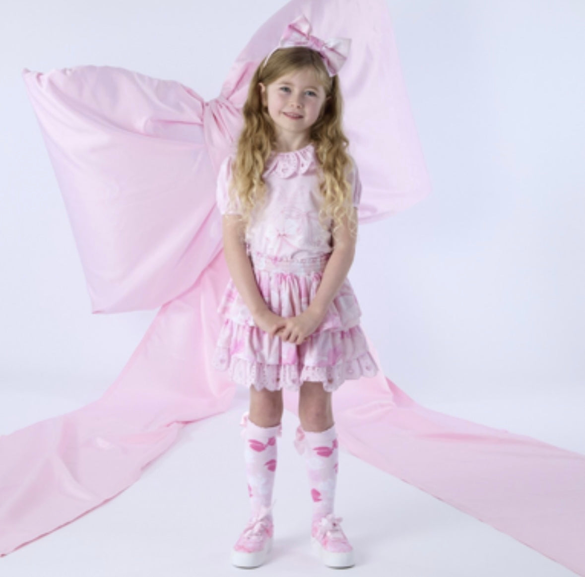 Adee Riri Pink Skirt Set