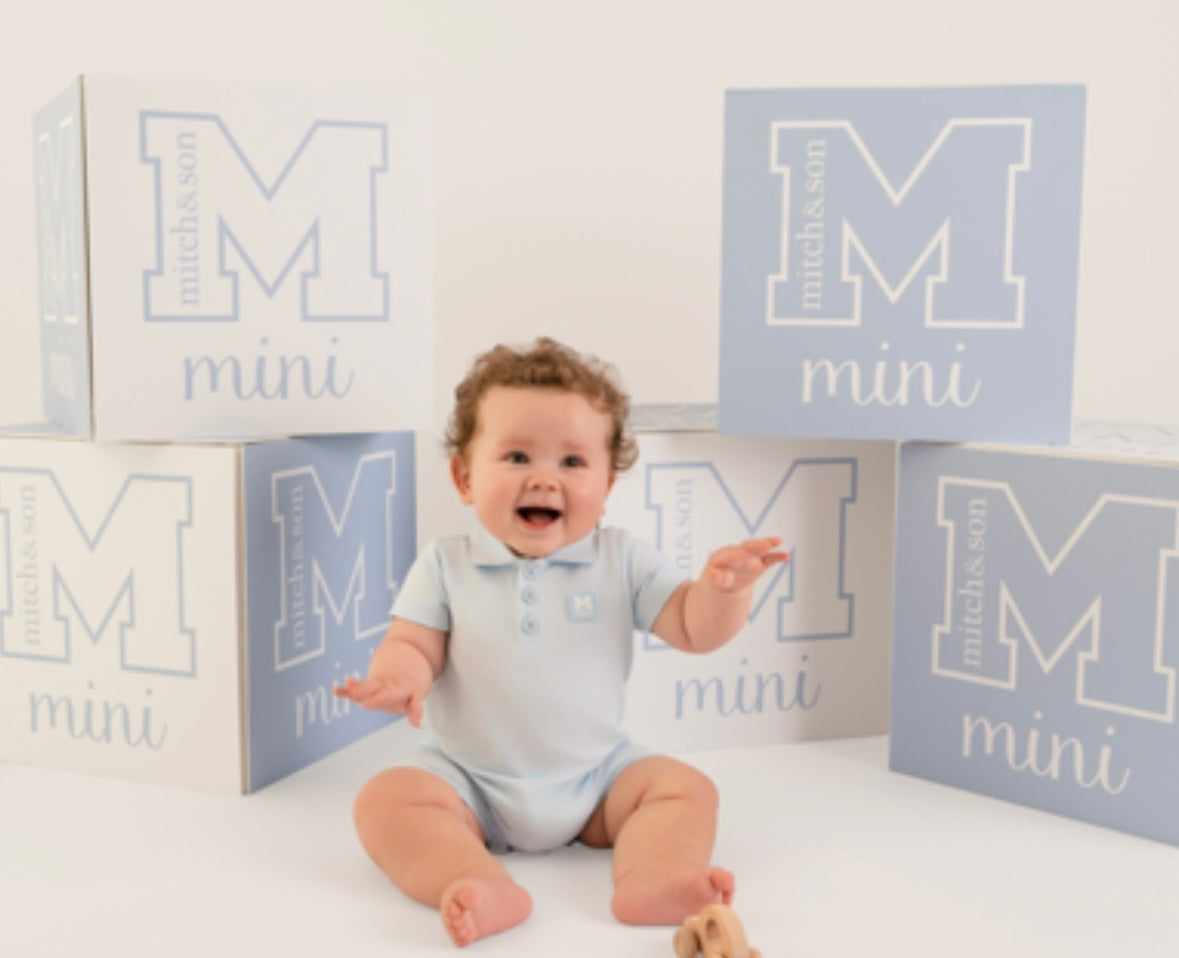 Mitch & Son Nash Blue Romper