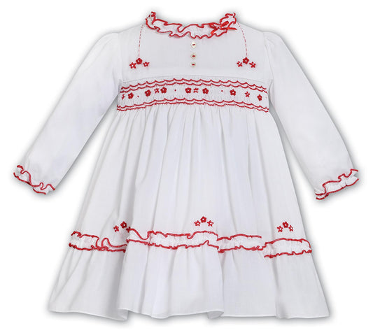 Sarah Louise Red and white dress