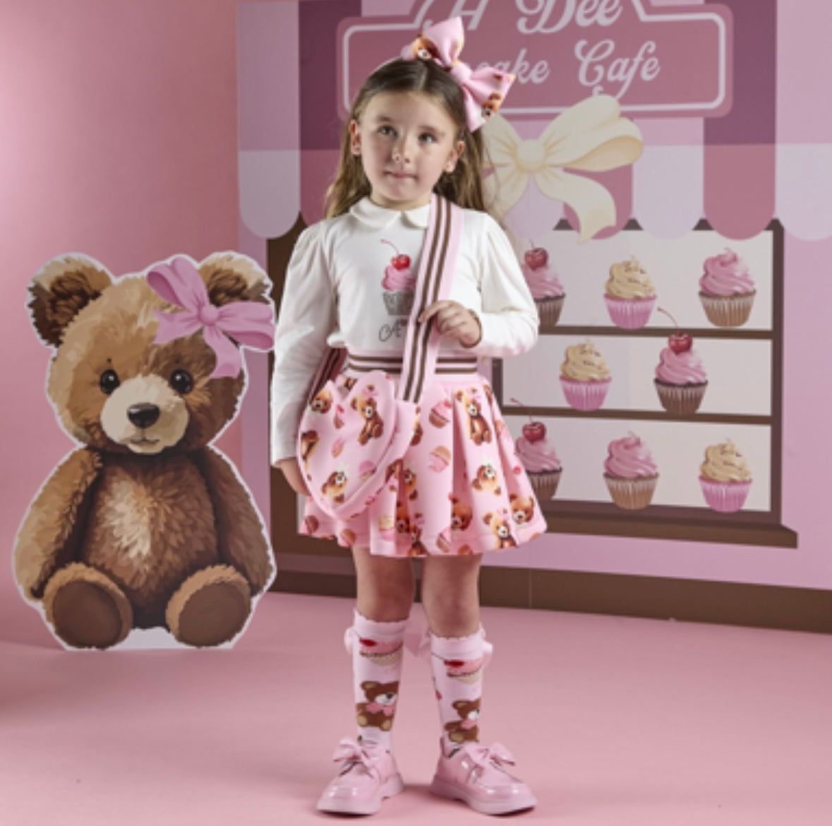 Adee Mabel bear skirt set
