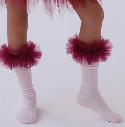 Daga tulle knee high sock