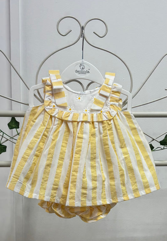 Deolinda Lemon Daisy dress and pant