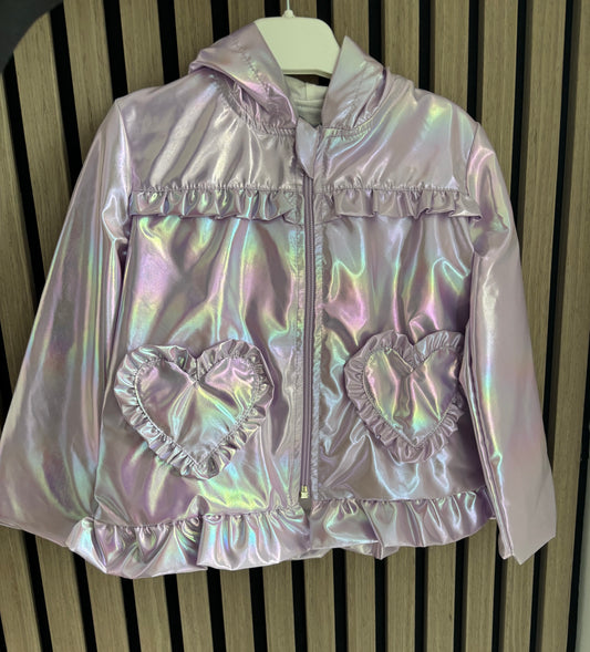Lilac love heart jacket