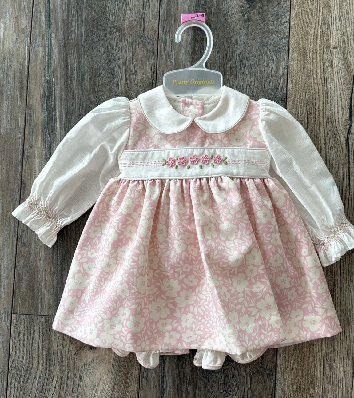 Pretty Originals dress & bloomers set