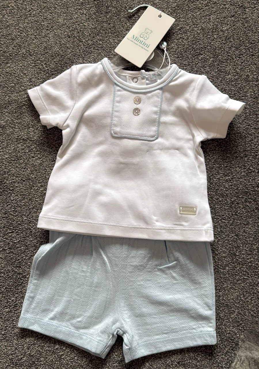 Mintini boys short set