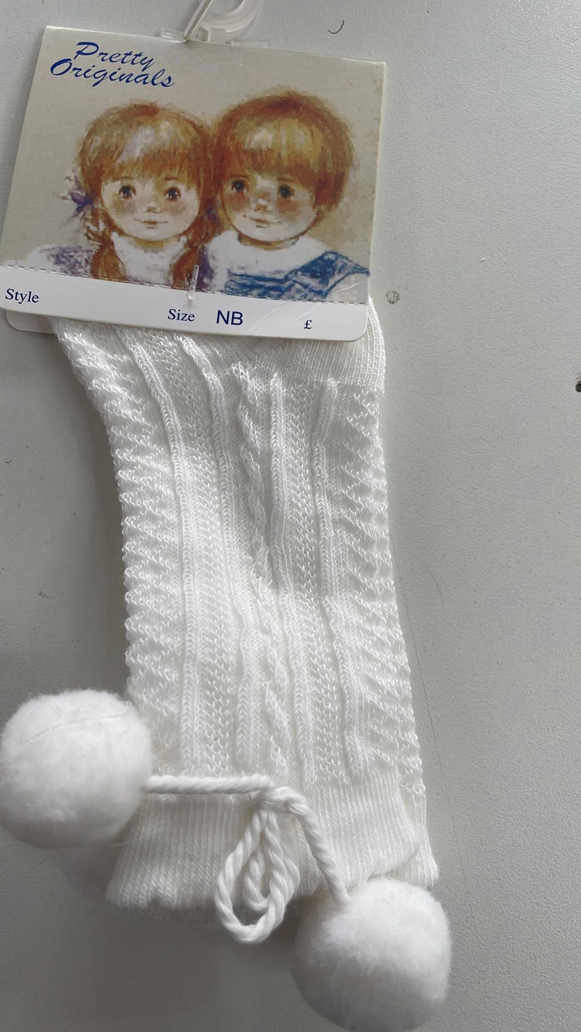 Pretty Originals white knee high socks