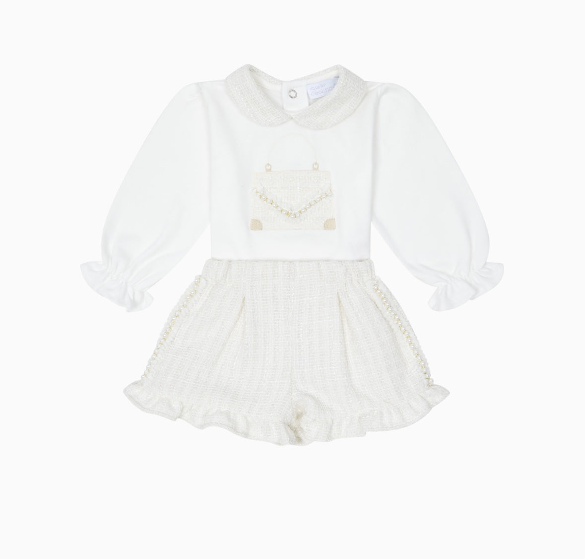 Chic by Deolinda ivory short set