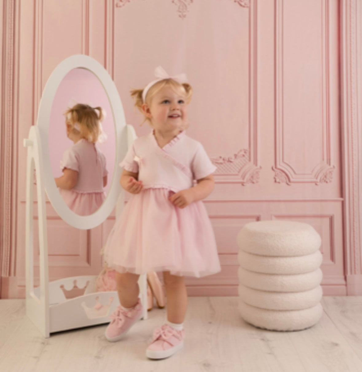 Little A Otti Pink Tulle dress