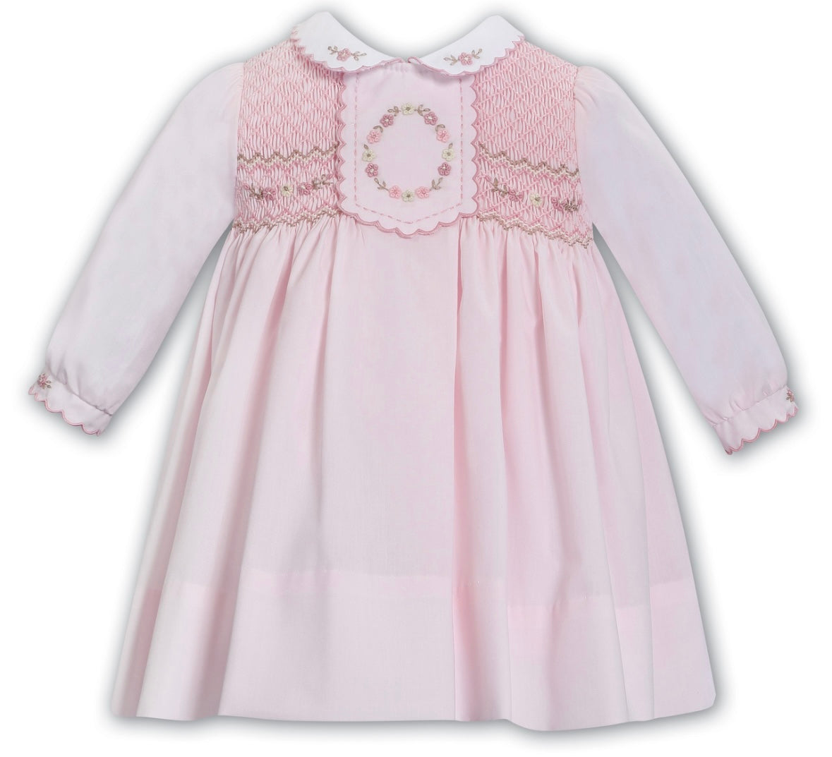 Sarah Louise Pink Smock dress