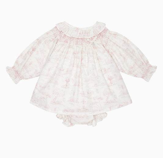 Deolinda toile Dress and pant set