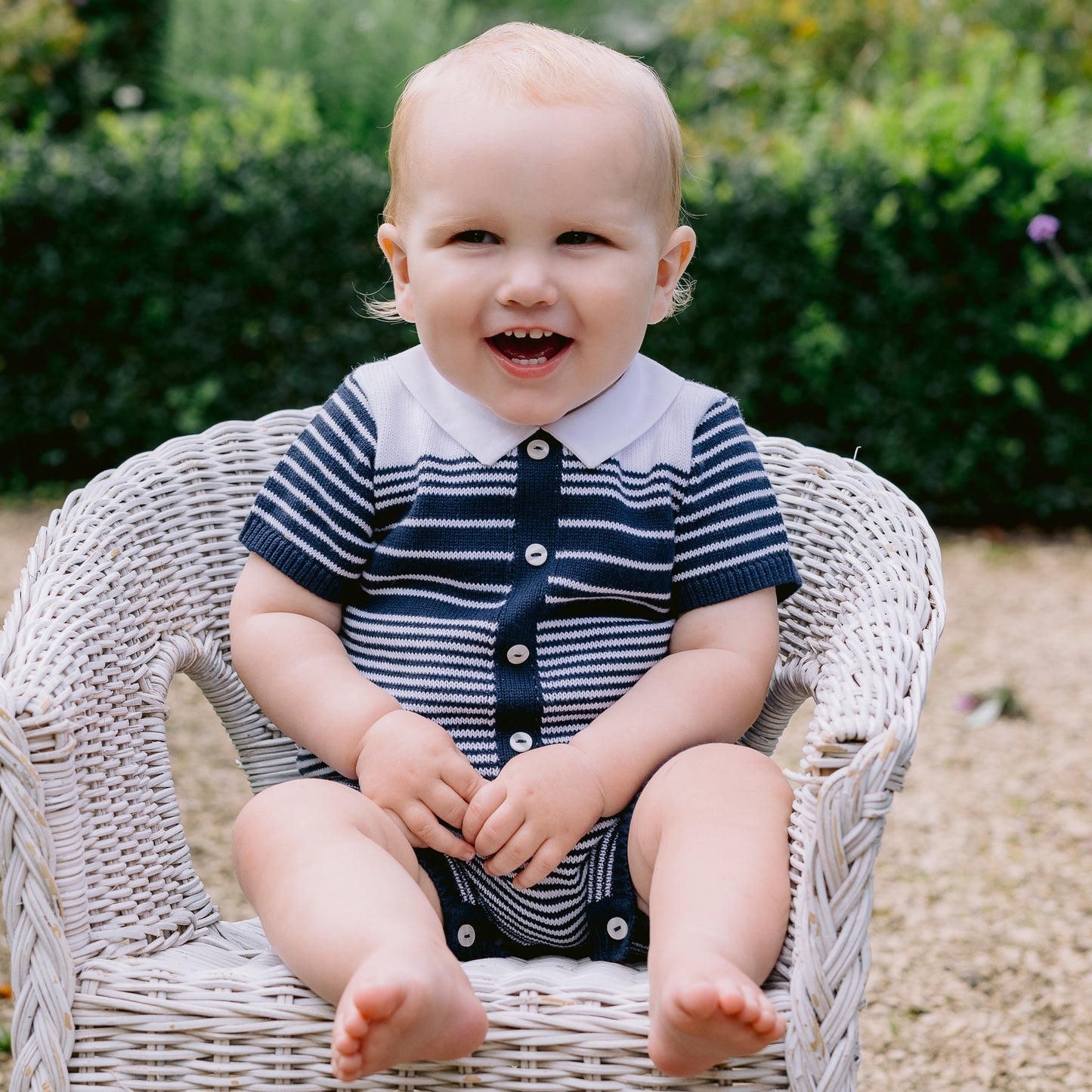 Emile et rose Stripe romper