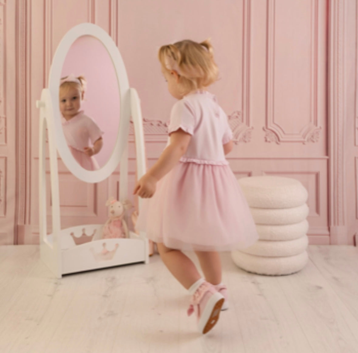 Little A Otti Pink Tulle dress
