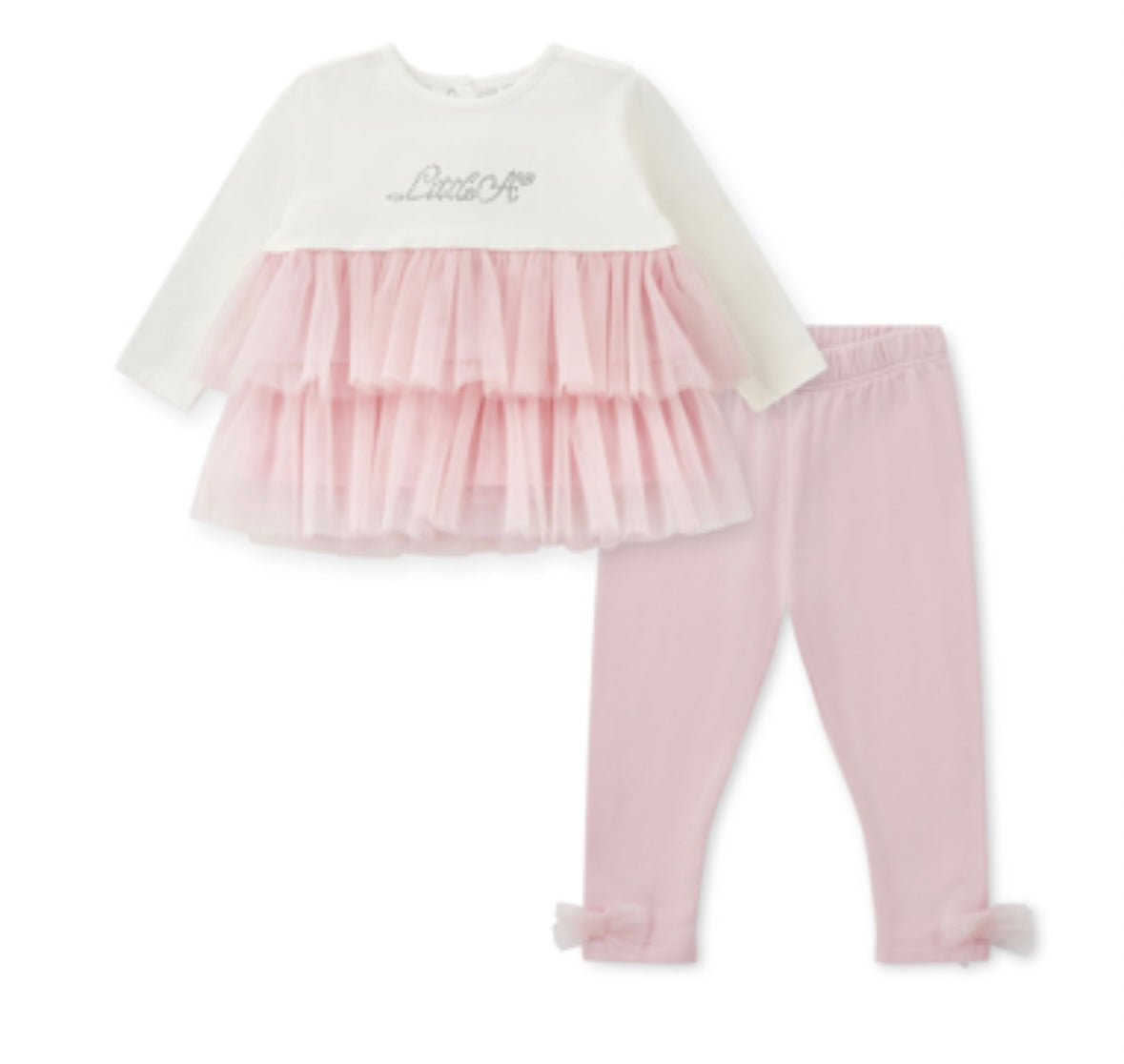 Little A Kayla Pink legging set