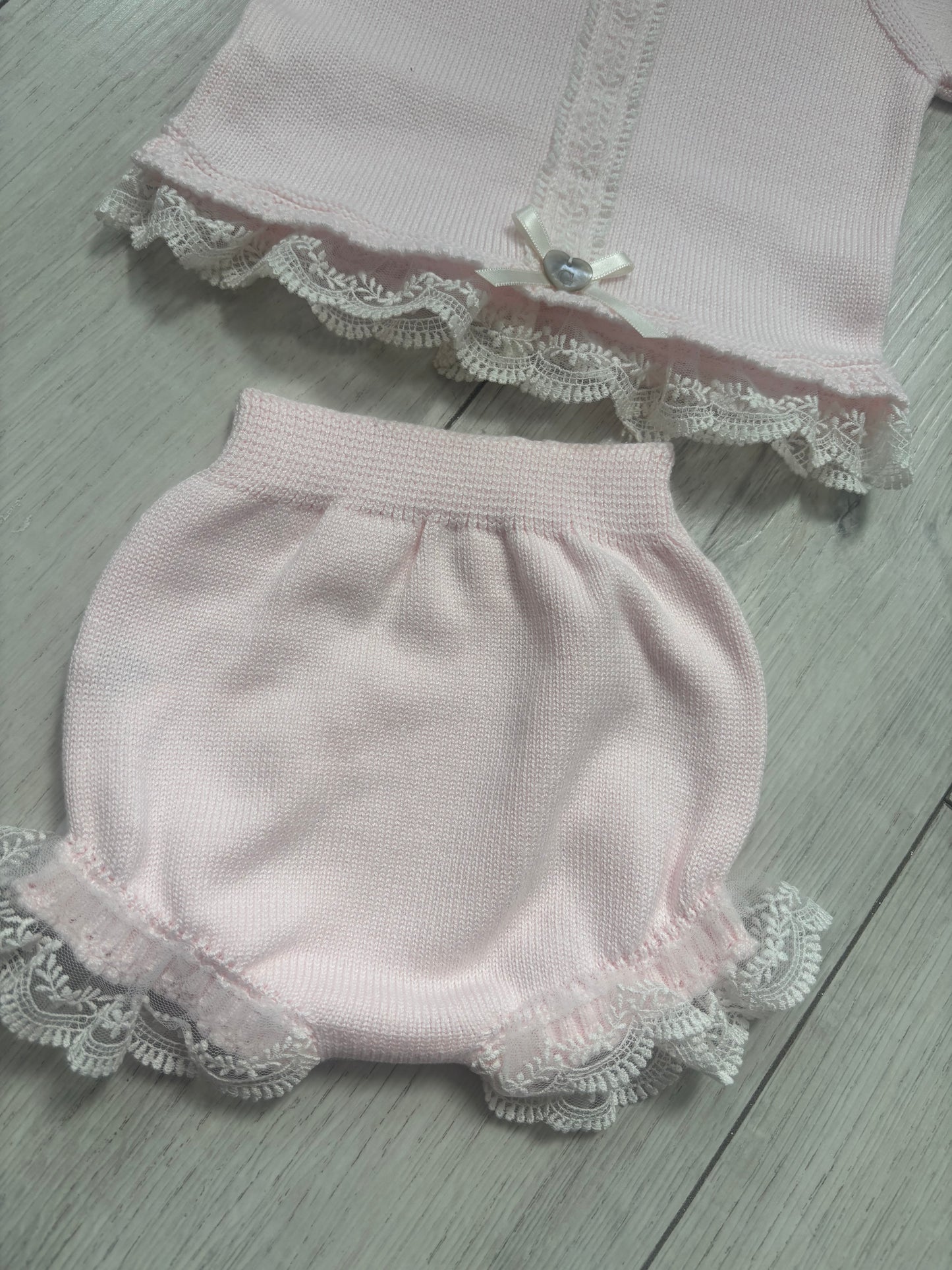 Granlei Girls knit jam pant set