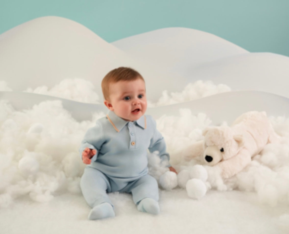 Mitch & Son Mack Blue romper