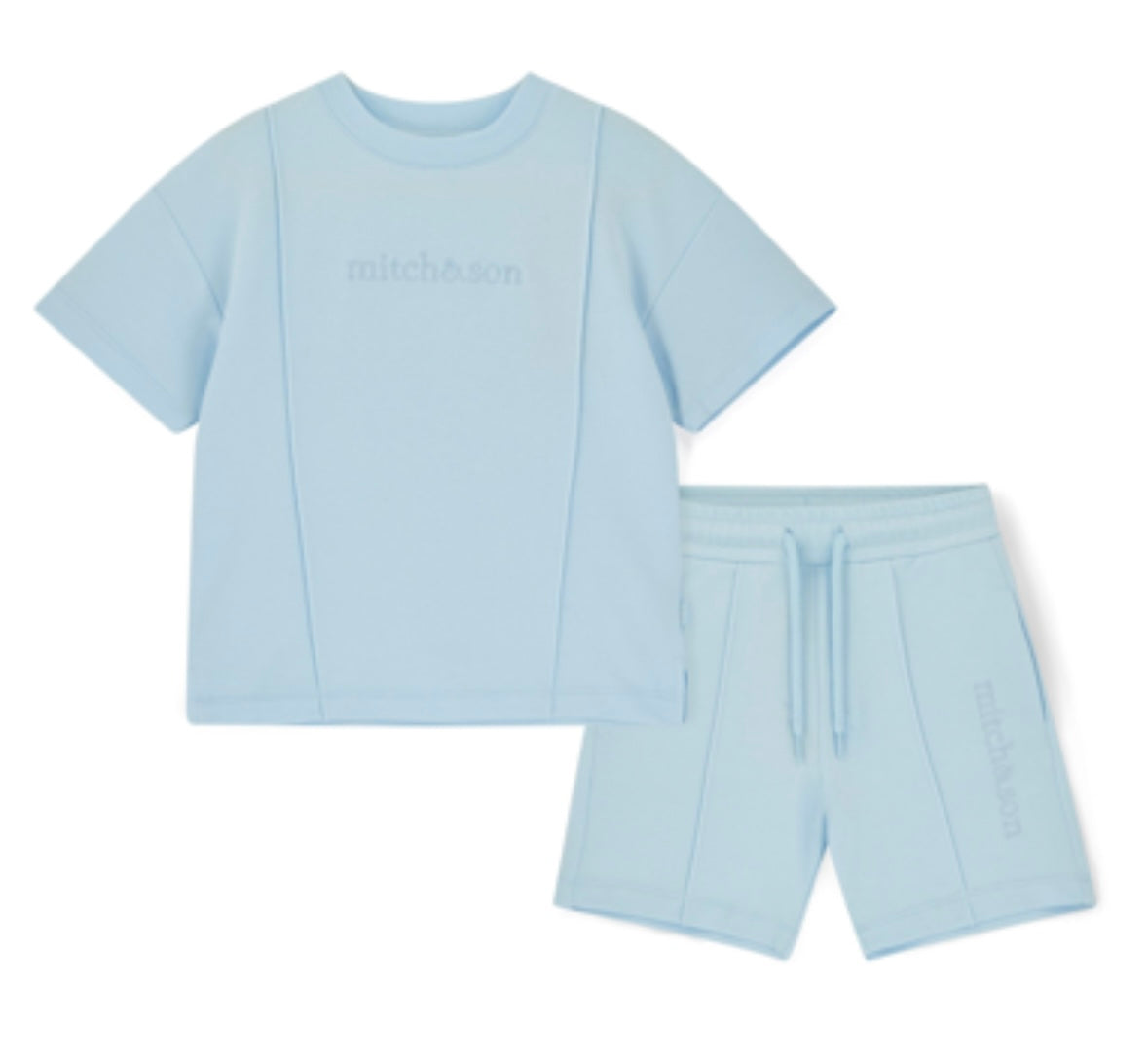 Mitch & Son Orlando blue short set