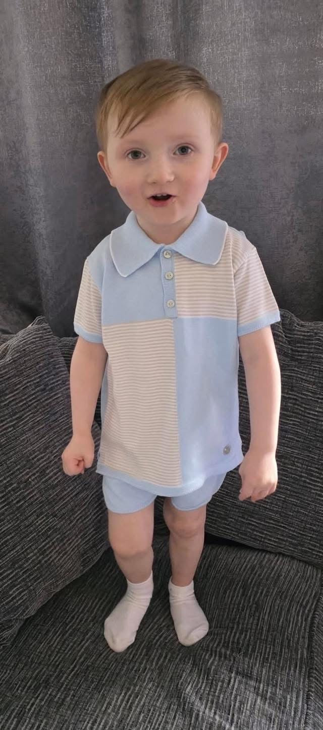 Granlei Boy Knit short set