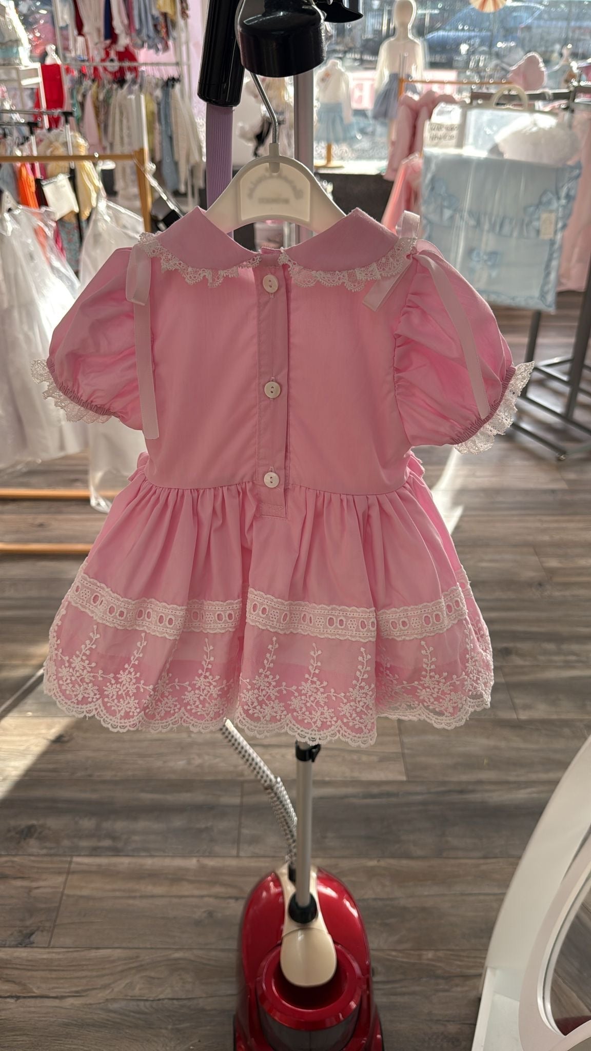 Little Prims Smock Pink Dress