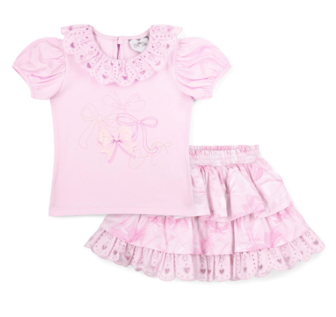 Adee Riri Pink Skirt Set