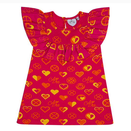 Adee Marissa Heart print dress