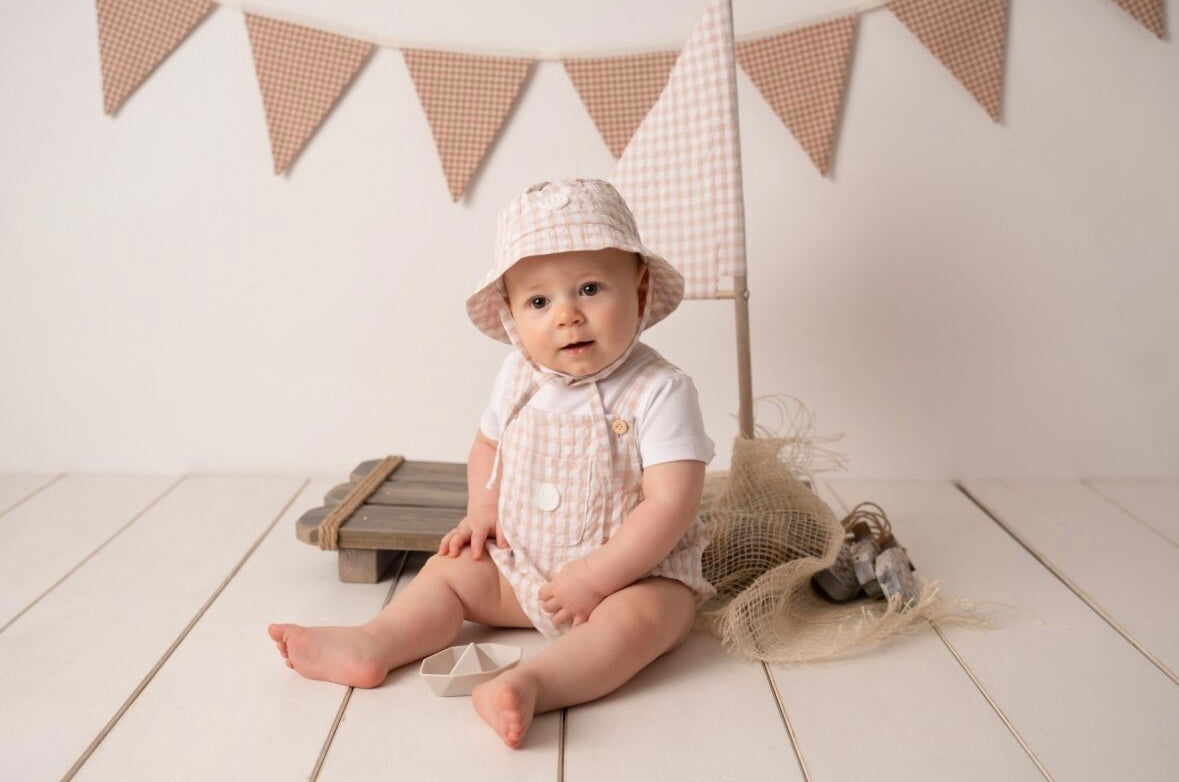 Mitch & Son Sloan Sand Romper