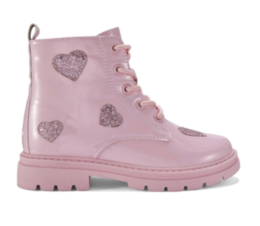 Adee Amore Pink Heart Boot
