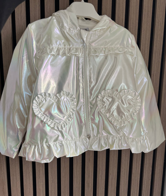 White love heart jacket