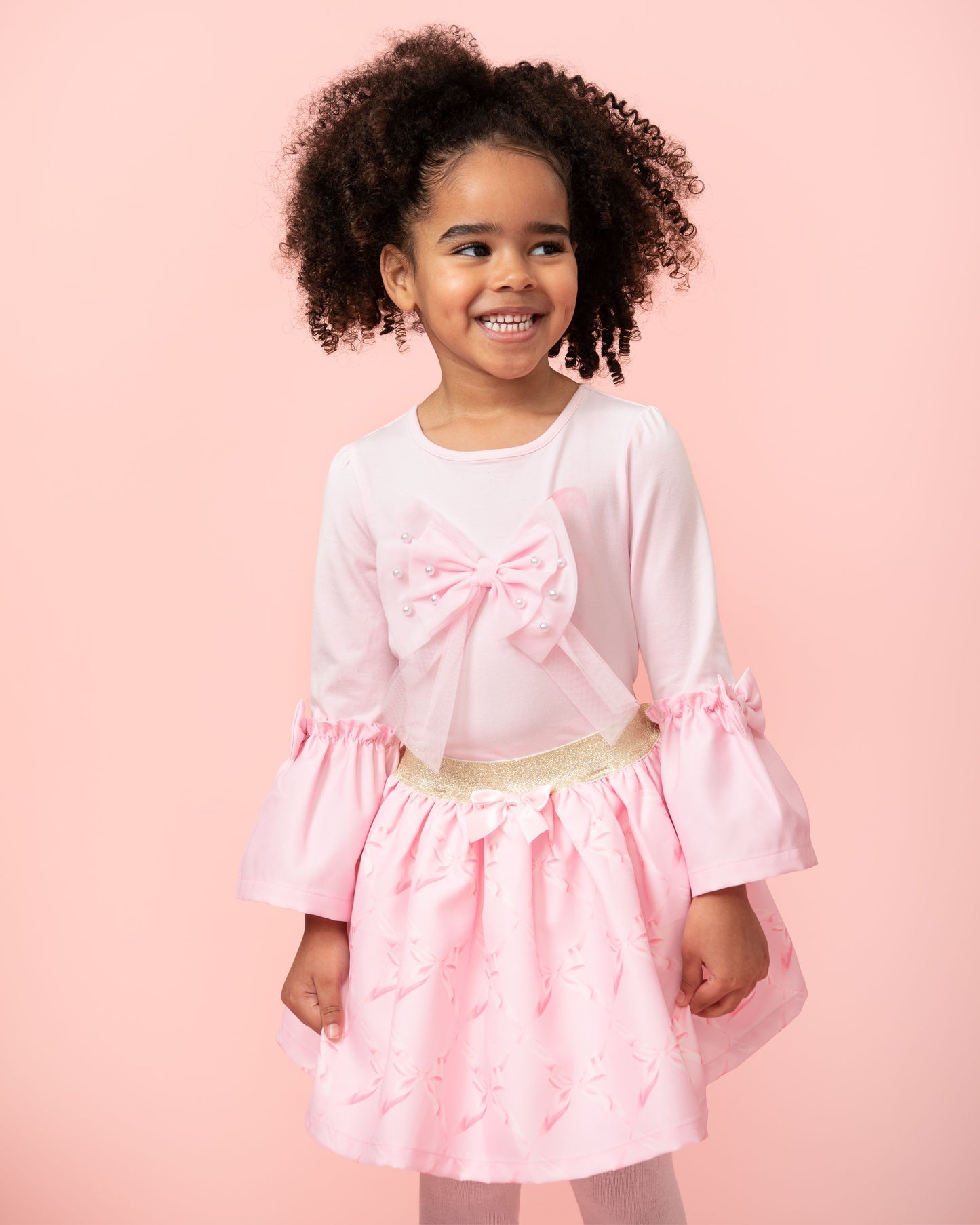 Caramelo Pink Skirt set