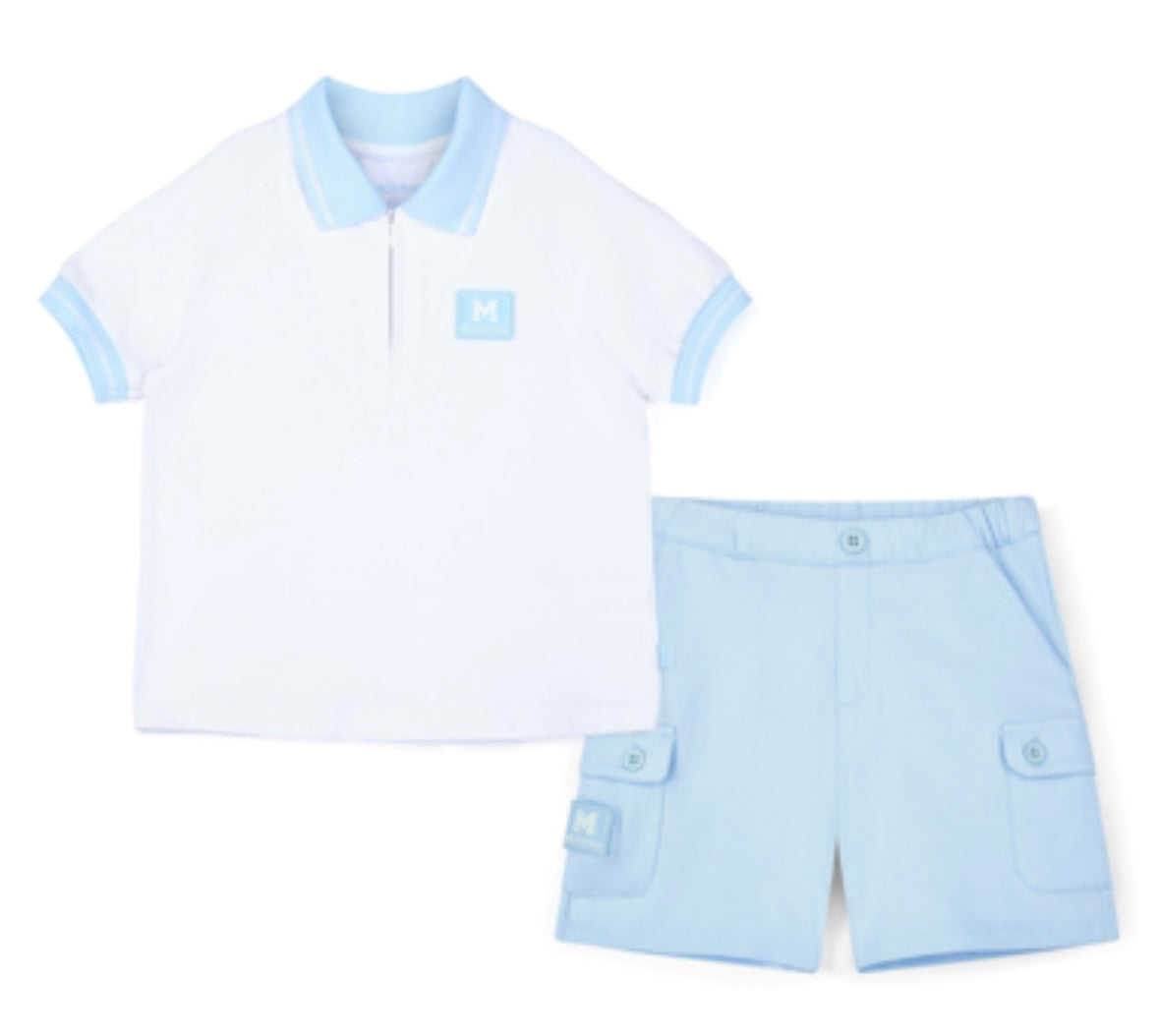 Mitch & Son Oakland Blue Short Set