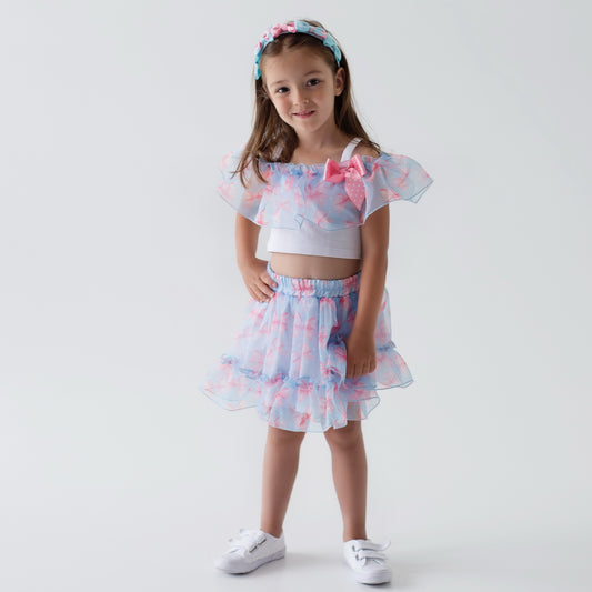 Daga Bow Skirt and top