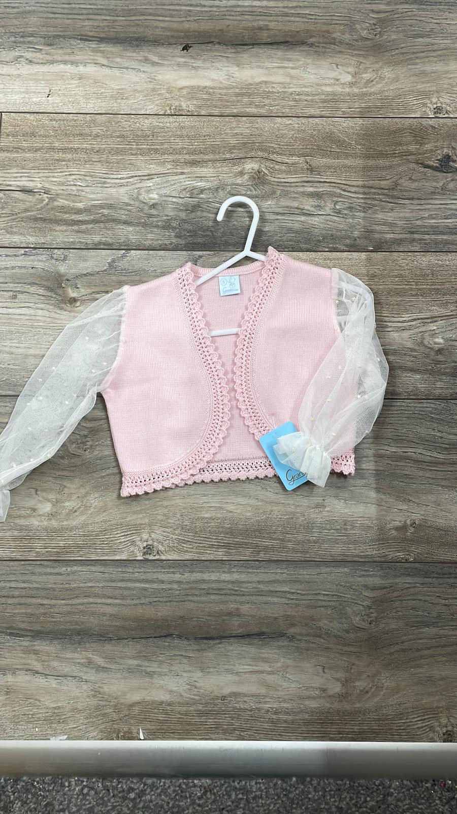 Granlei pink knit cardigan