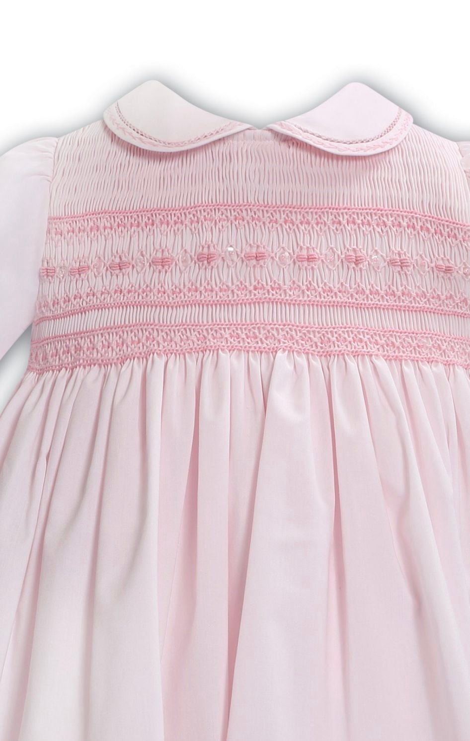 Sarah Louise pink smock dress