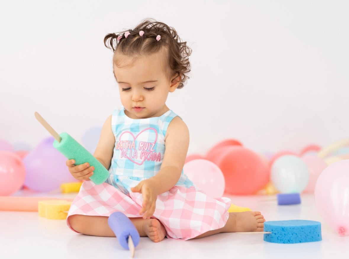 Agatha Ruiz De La Prada Blue pink dress