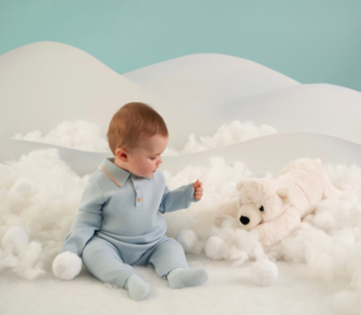 Mitch & Son Mack Blue romper