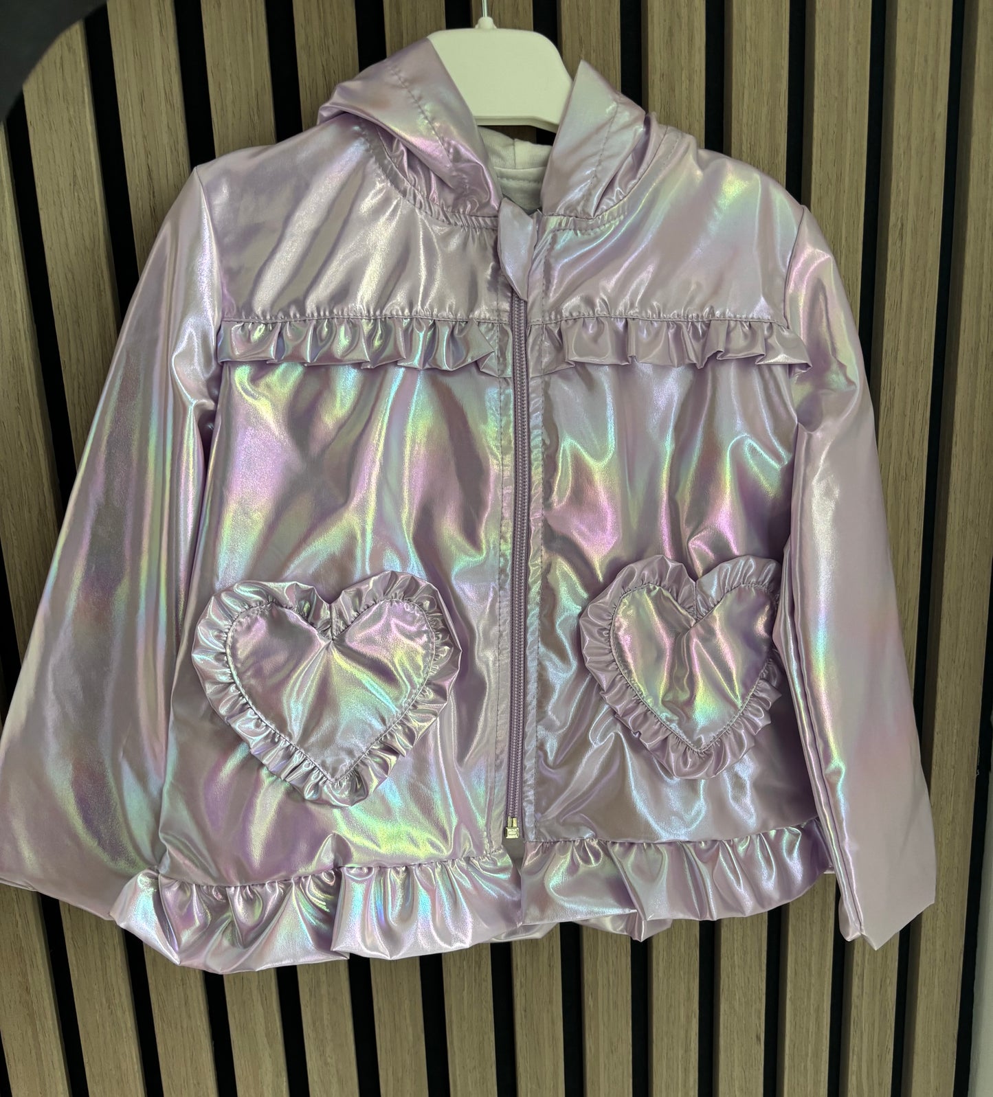 Lilac love heart jacket