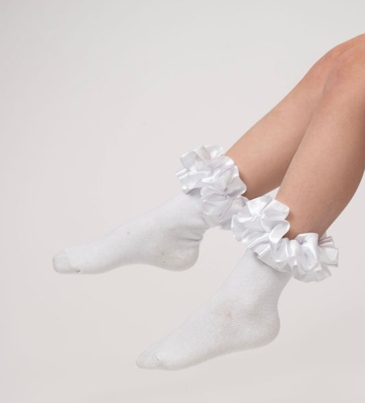Caramelo white Frill sock