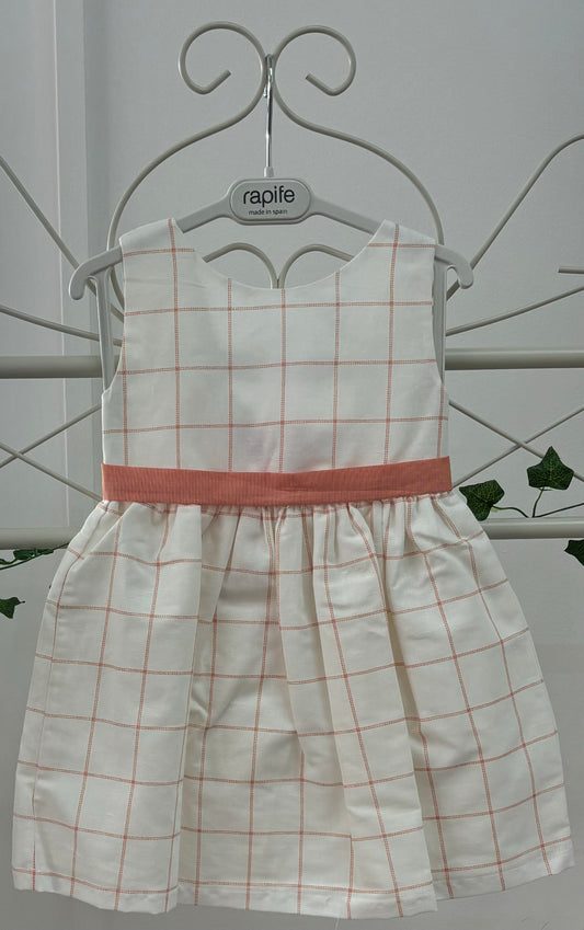 Rapife Check dress bow back
