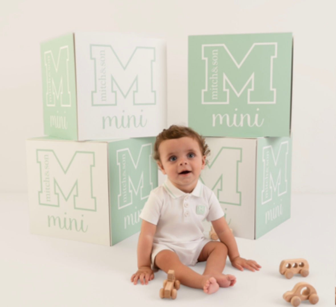 Mitch & Son Nash white romper