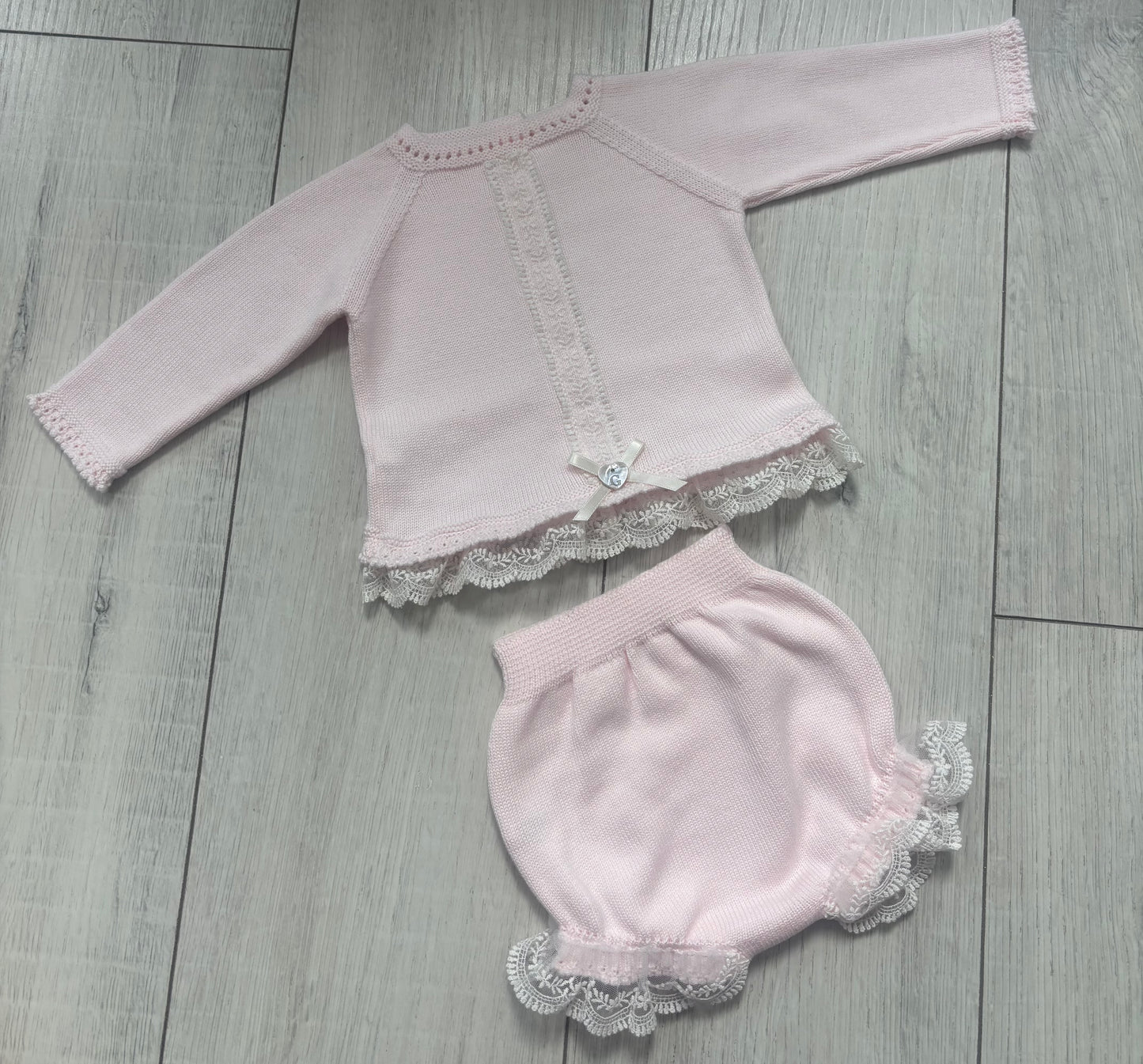 Granlei Girls knit jam pant set
