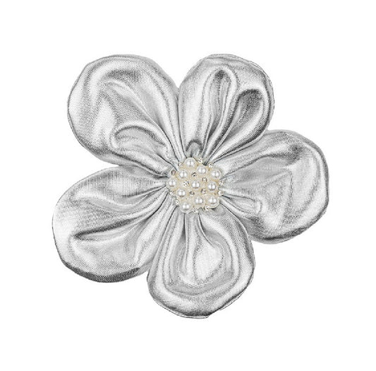 Daga silver flower clip