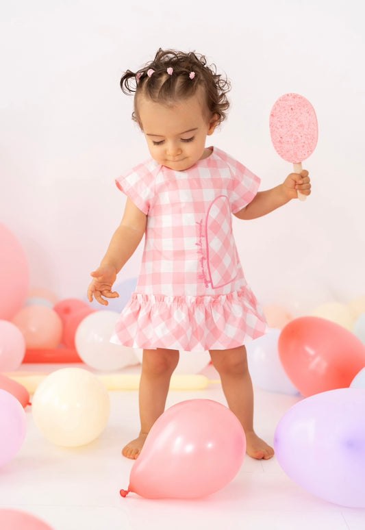 Agatha Ruiz De La Prada Pink check dress