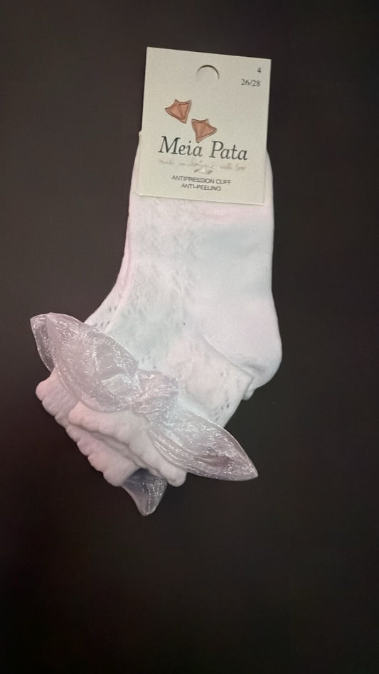 Meia Pata bow ankle sock