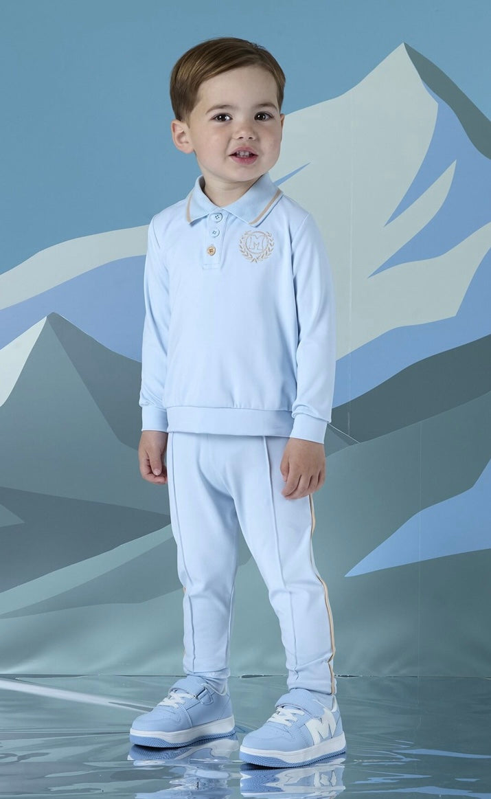 Mitch & Son Jordan blue polo set