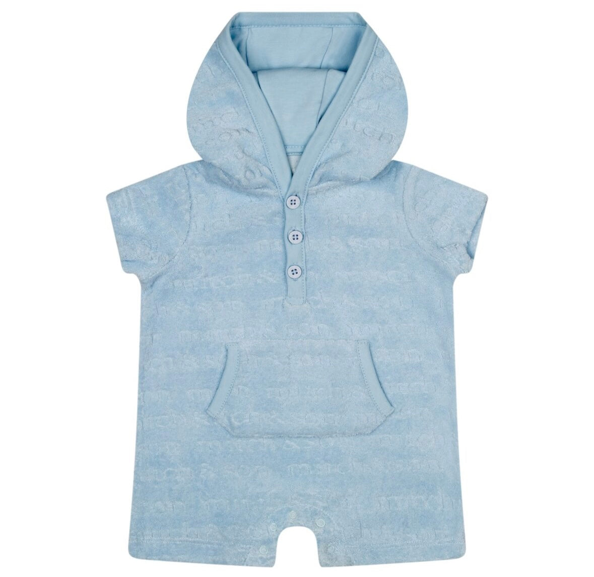 Mitch & Son Santiago Terry Blue Romper