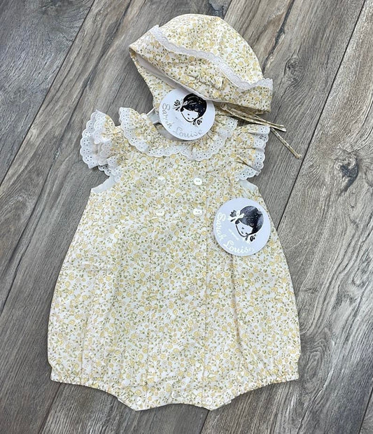 Sarah Louise Romper and sun hat