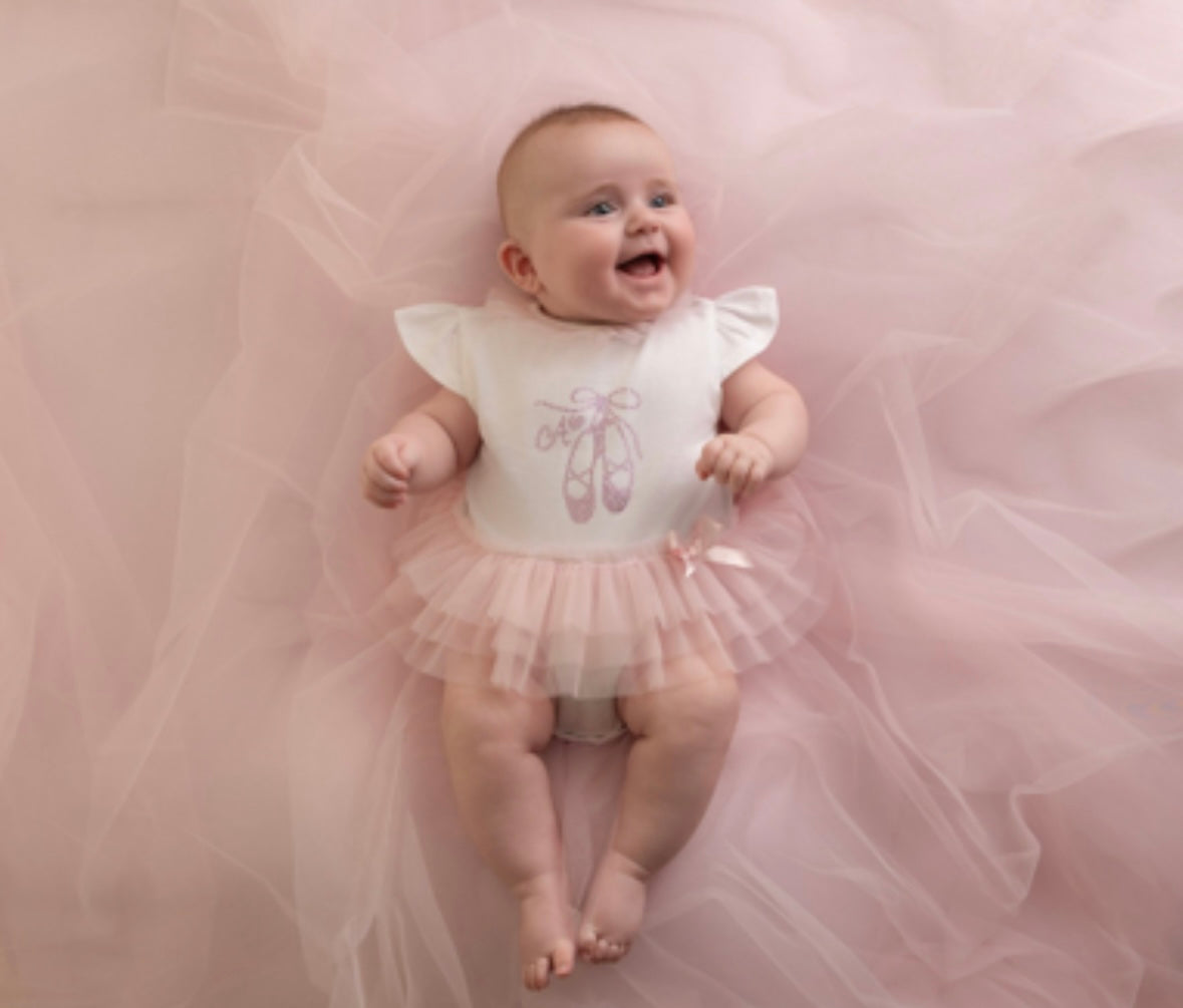 Little A Octavia Tulle Romper