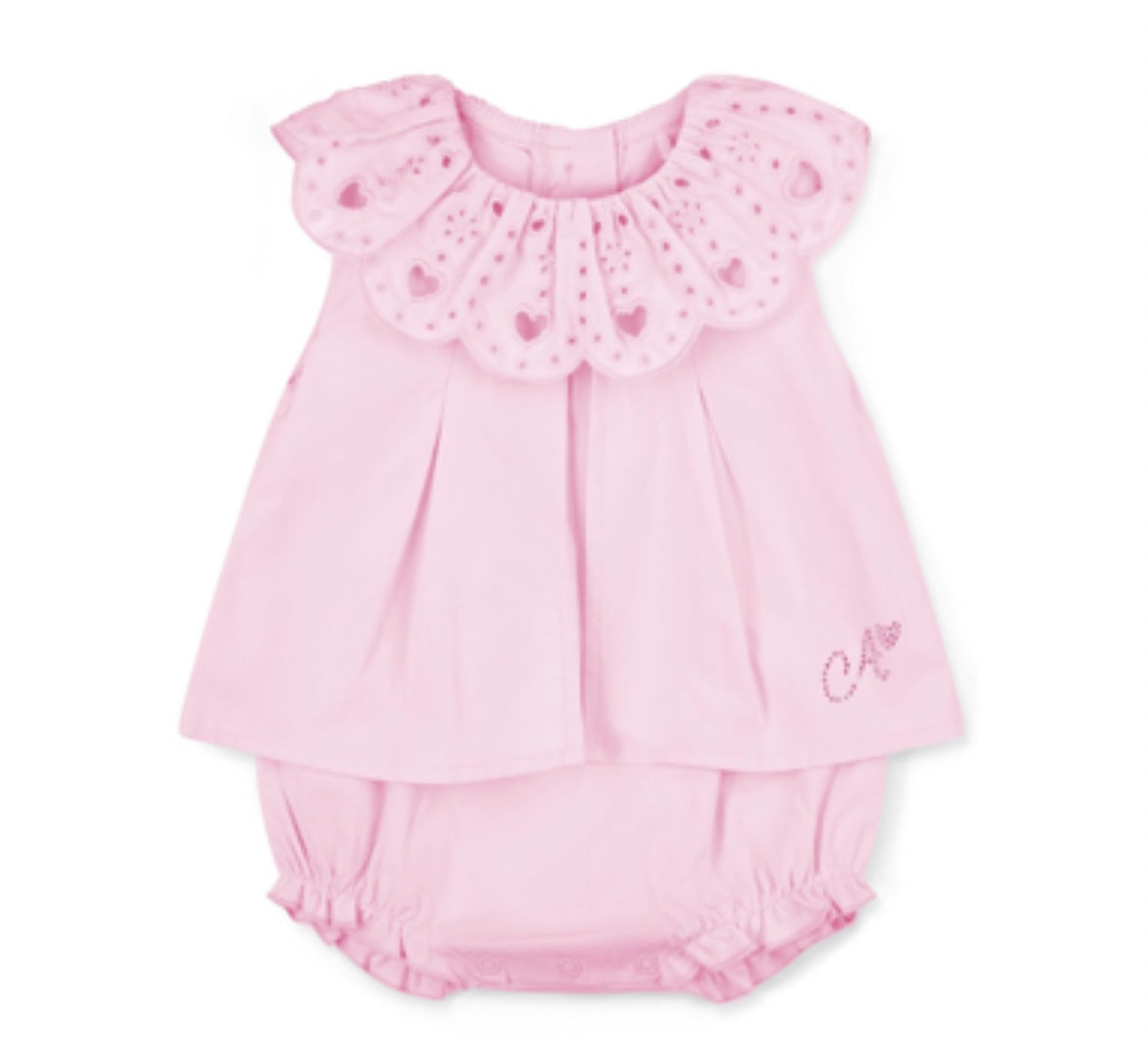 Little A Olga Pink Romper