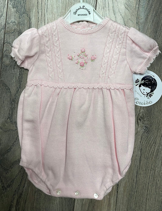 Sarah Louise Pink Romper