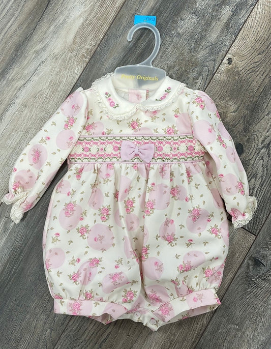 Pretty Originals Romper and bonnet